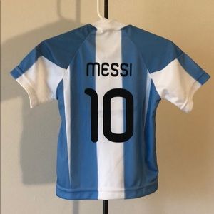 ARGENTINA LIONEL MESSI #10 REPLICA JERSEY SIZE 2T